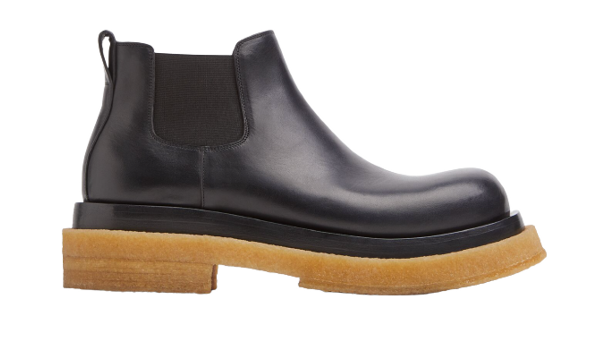 Bottega Veneta Lug Black Boots