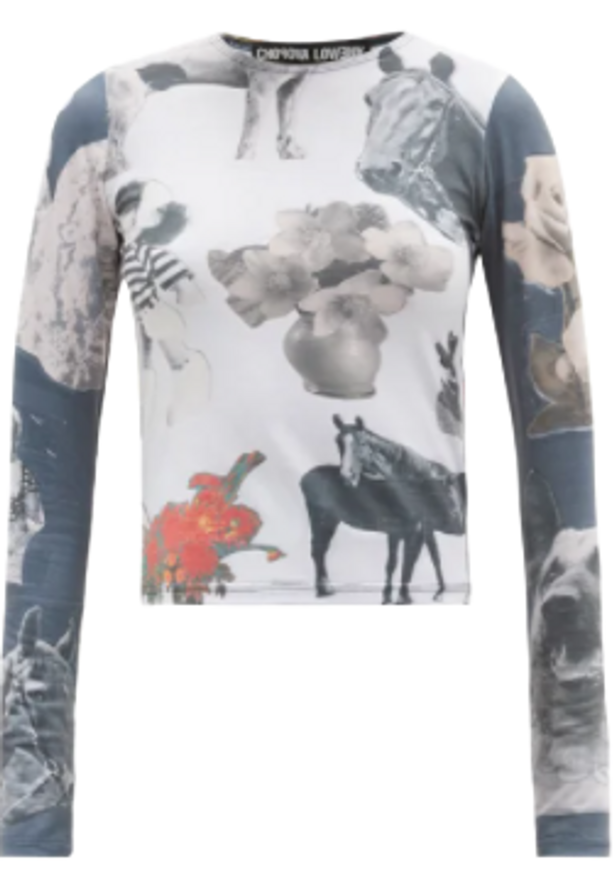 Chopova Lowena Ami Collage Horse Long Sleeve