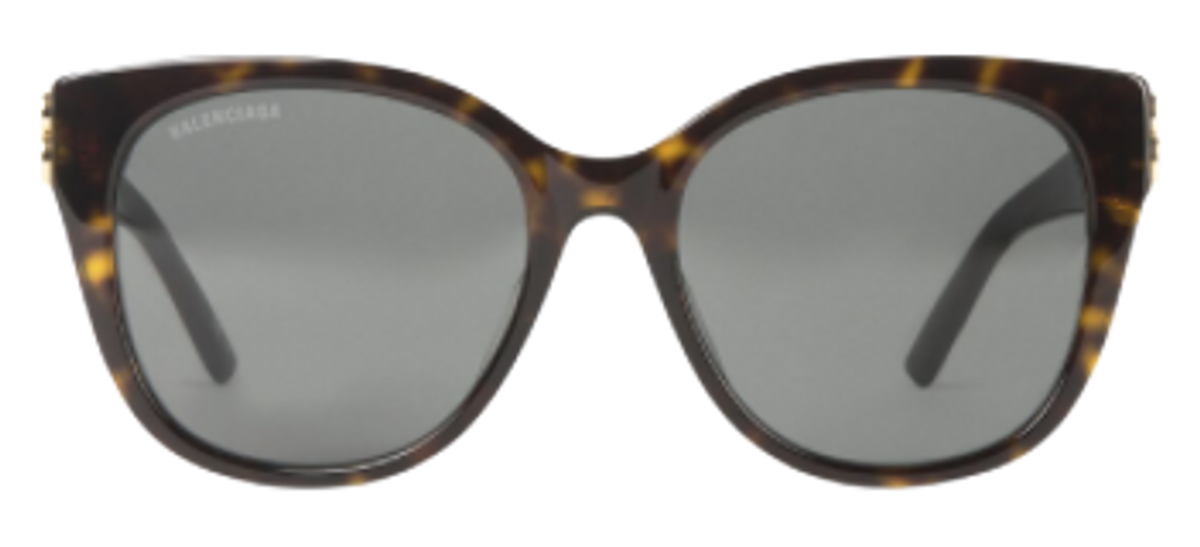 Balenciaga Adjusted Fit Dynasty Cat Dark Havana Sunglasses