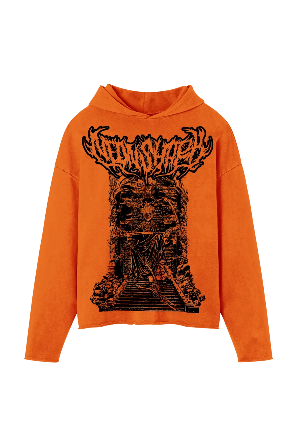 Rose in Good Faith Megalodon Raw Hoodie
