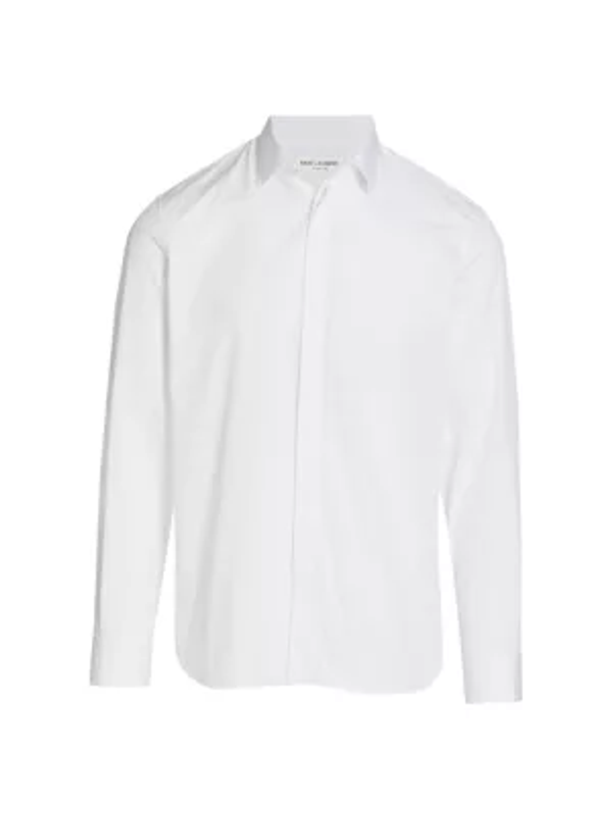 Saint Laurent Long Sleeve Shirt Dress Shirt In White