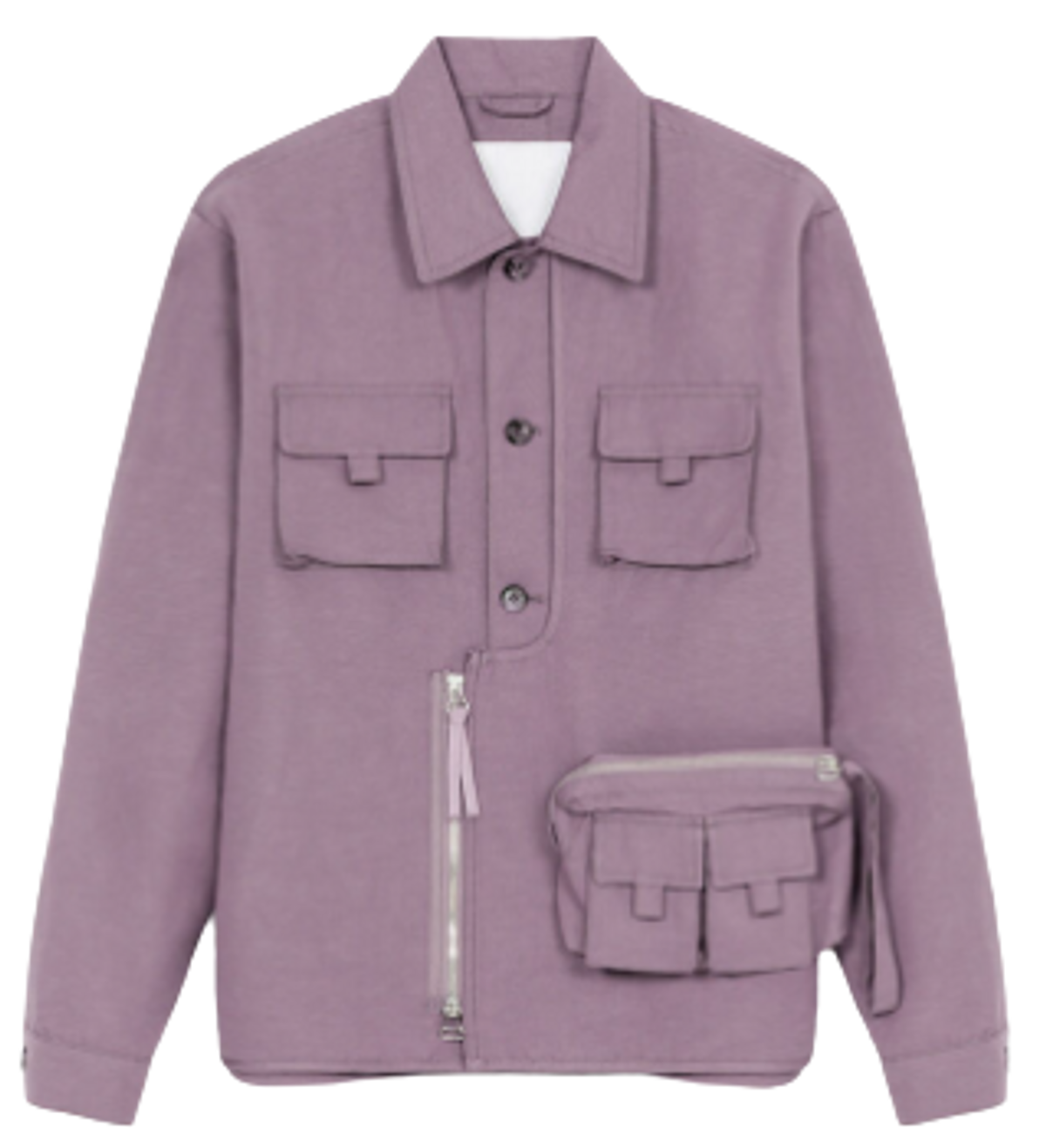 Kenzo Veste Multipoches Purple Jacket