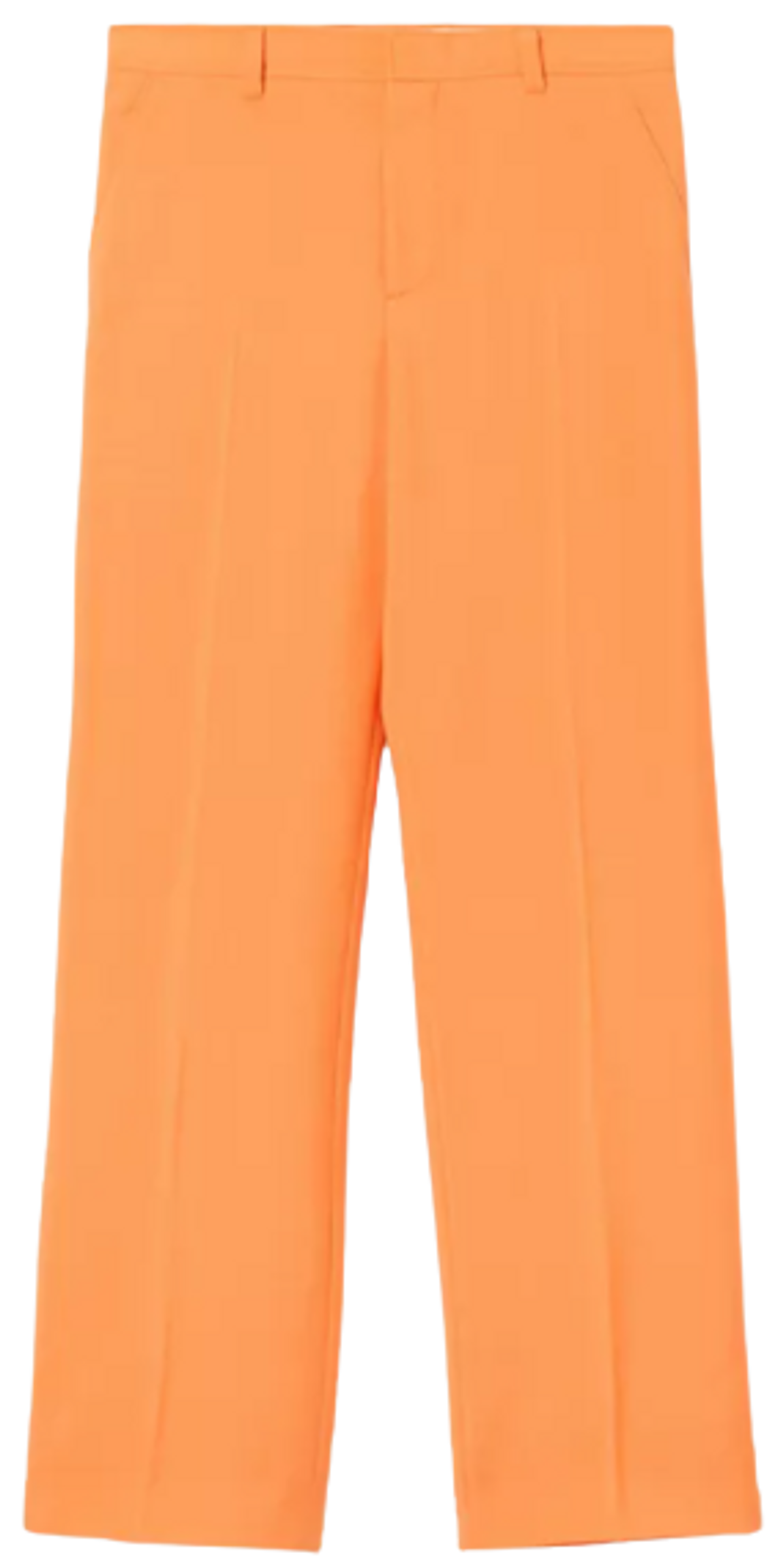 Burberry Mohair Wool Wide Leg Trousers