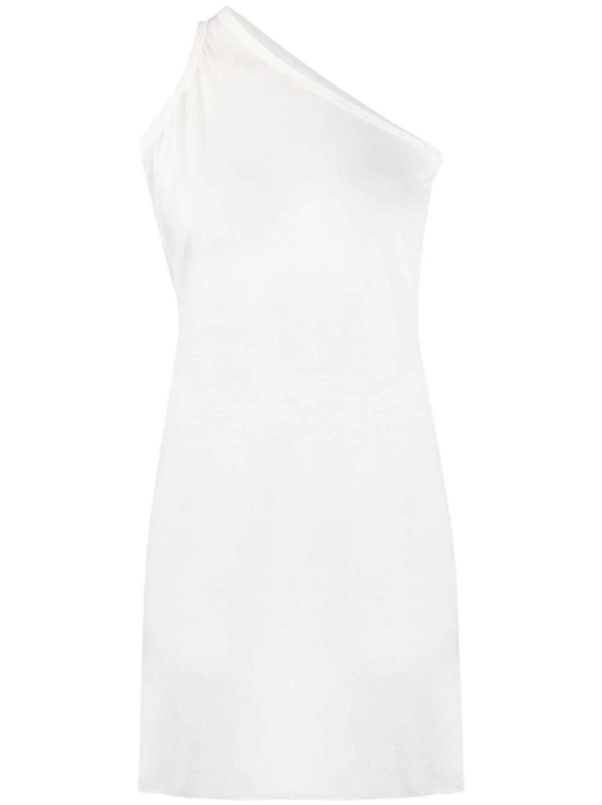 Rick Owens One Shoulder Long Length Vest White Top
