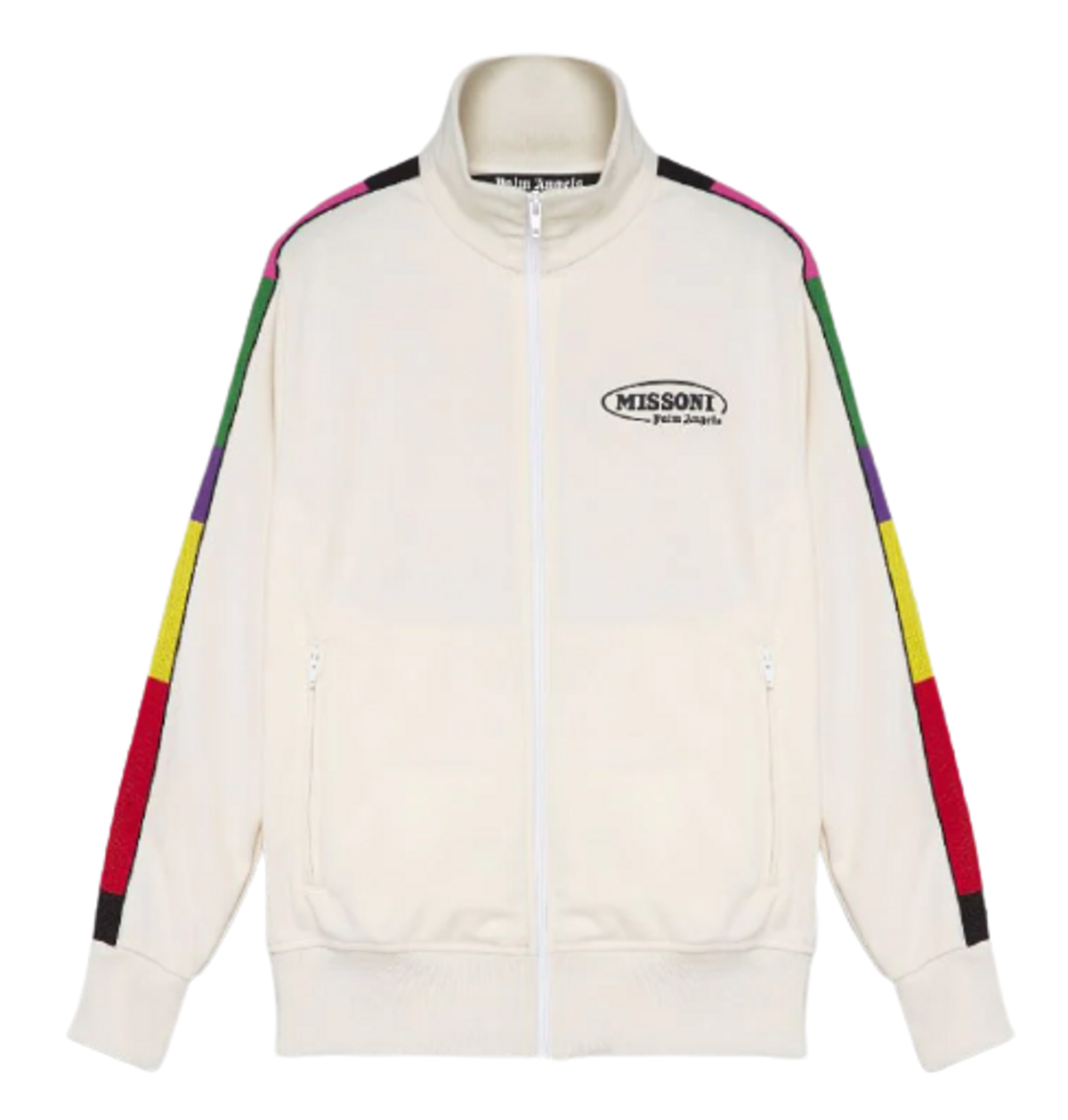 Palm Angels × Missoni White Track Jacket
