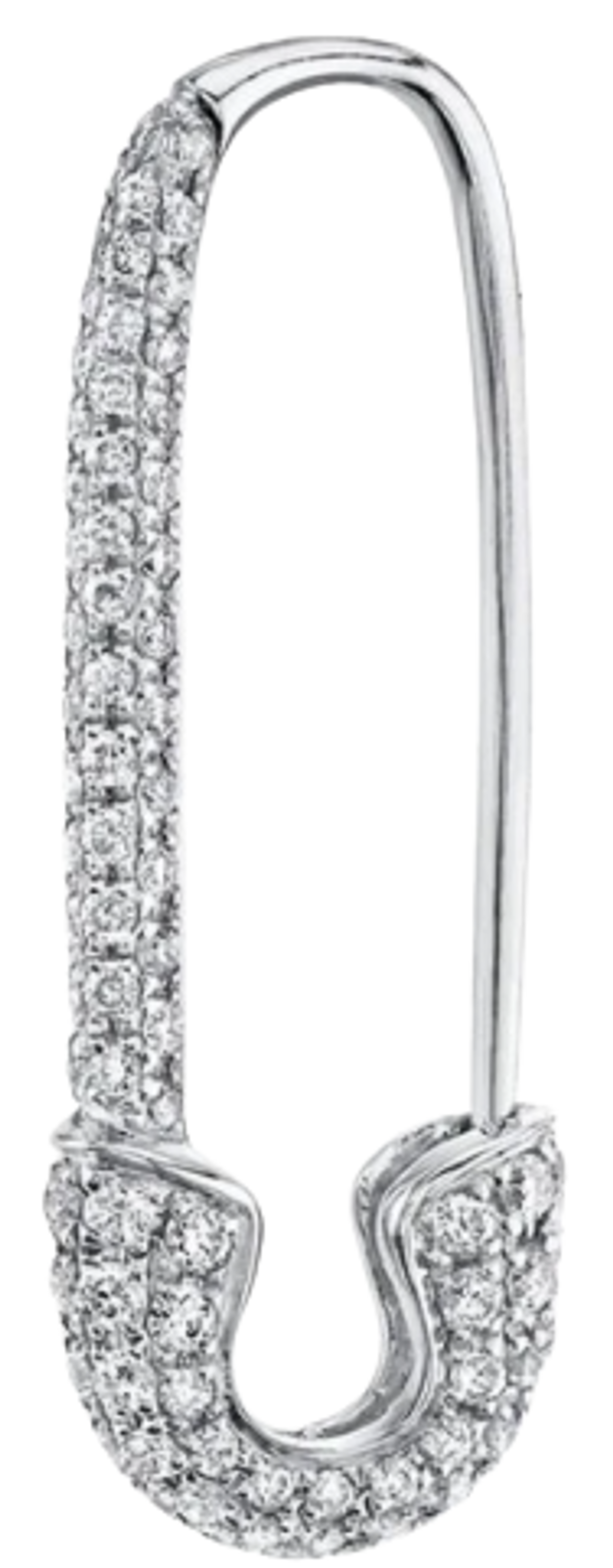 Anita Ko Diamond Safety Pin Earrings