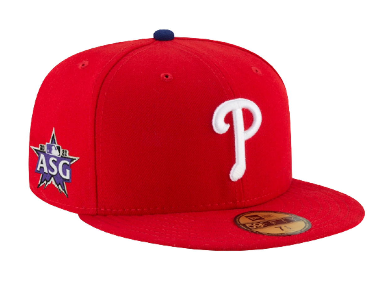 New Era × Philadelphia Phillies Game Workout Sidepatch Red Cap