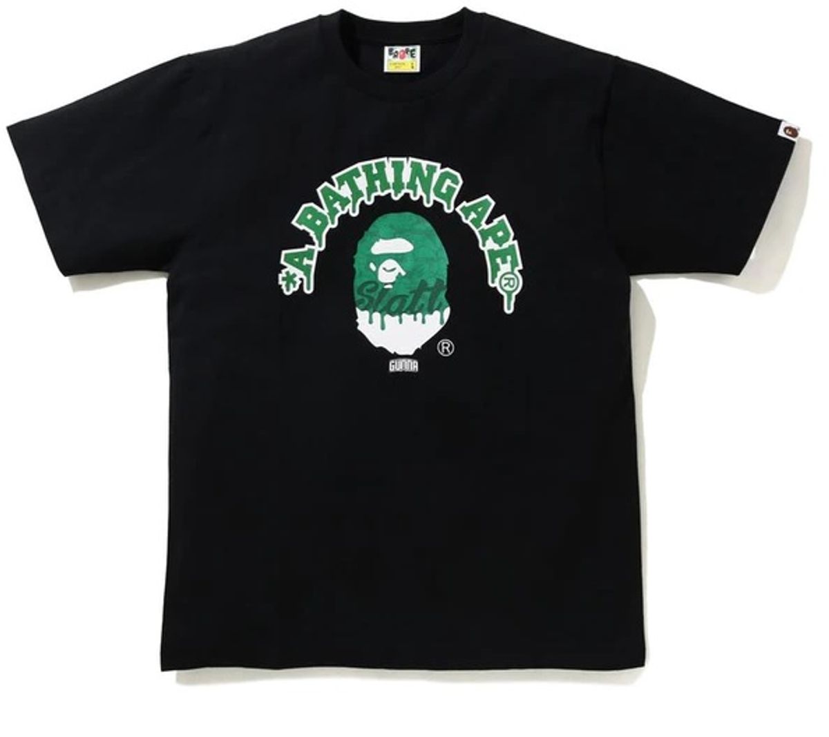 Bape × Gunna Merch Print Logo T-Shirt