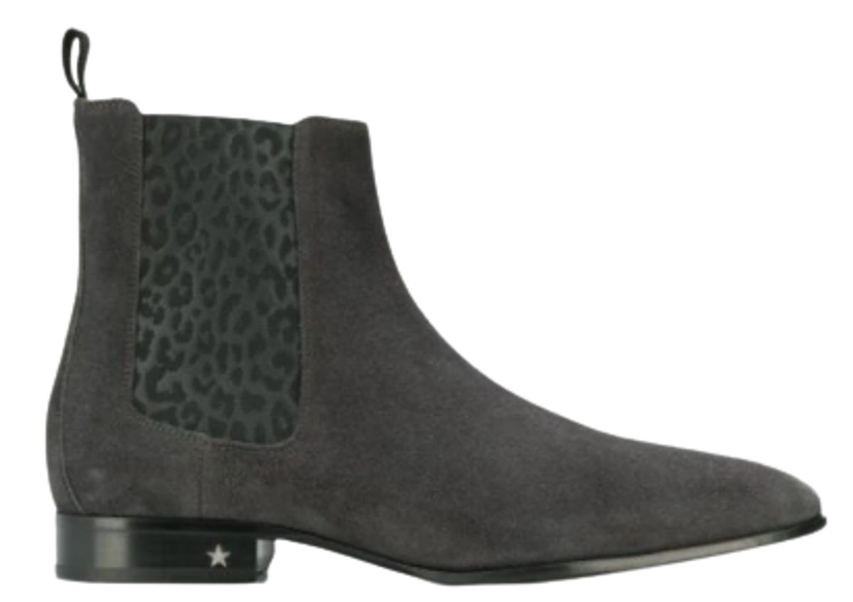 Jimmy Choo Sawyer Chelsea Grey Boots