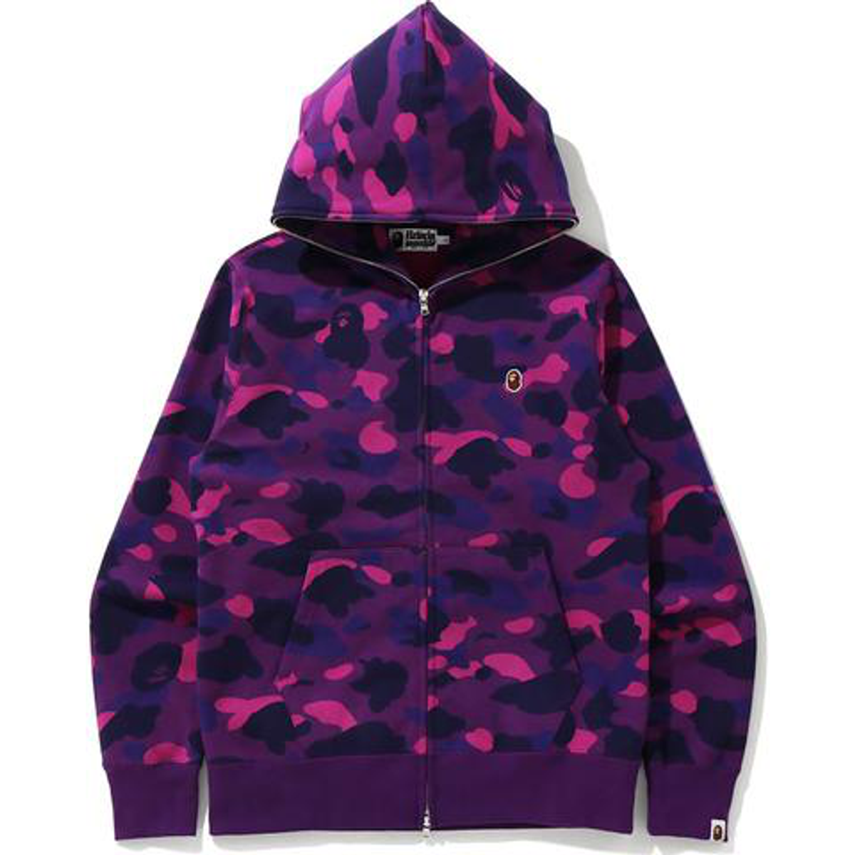 Bape Color Camo Ape Head One Point Full Zip Hoodie