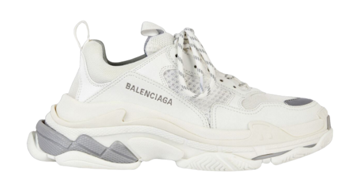 Balenciaga Triple S White Sneakers