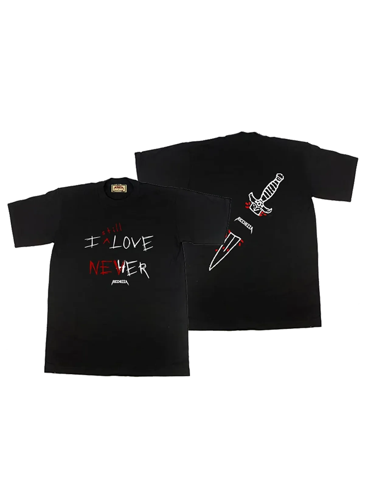 Ricchezza Forever I Still Love Nevher Black Tee | WHAT’S ON THE STAR?