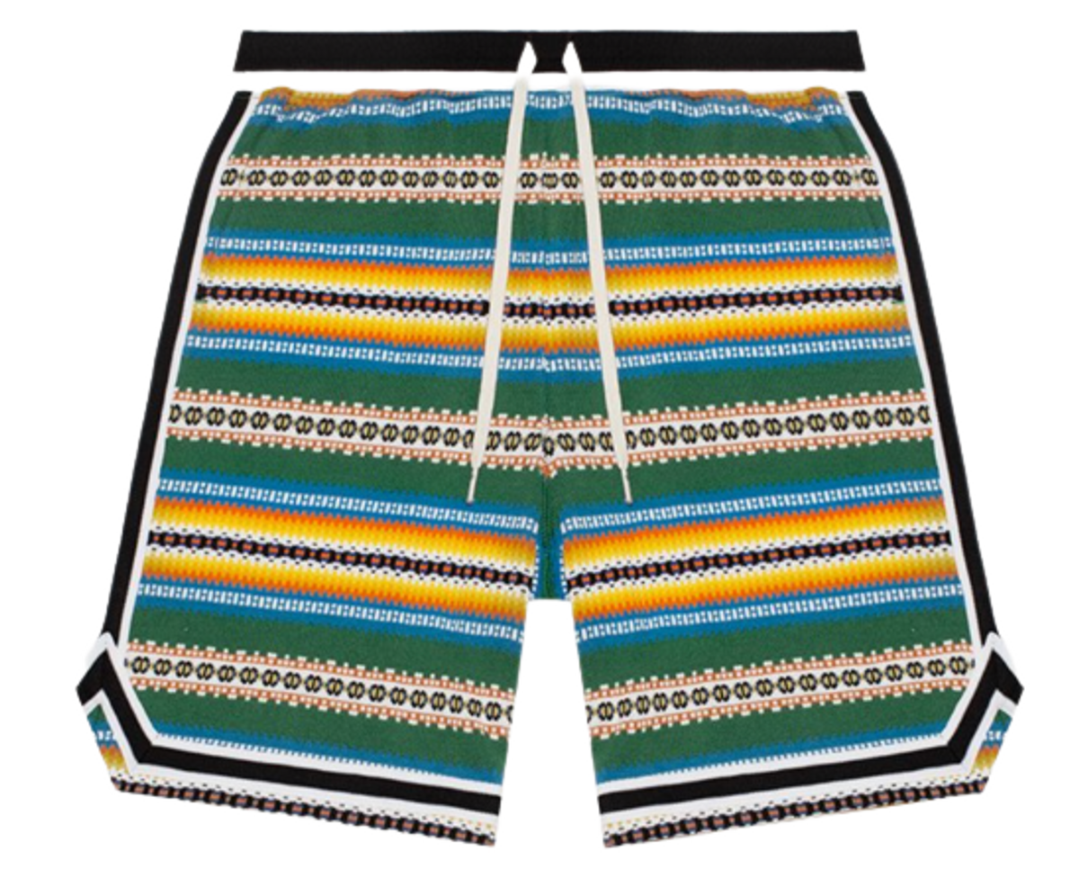 John Elliott Nogales Green Game Shorts 