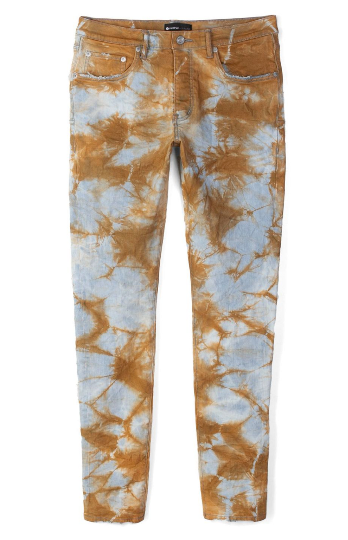 Purple Brand P001 Low Rise With Slim Leg Wash Indigo Dune Marble Jeans