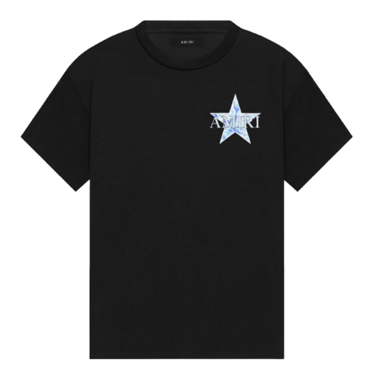 Amiri Paisley Star Print Black T-Shirt