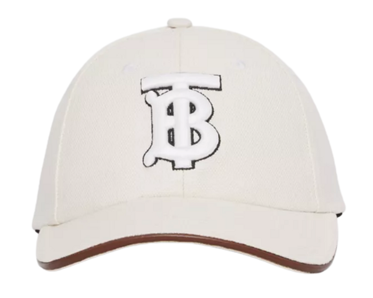 Burberry Monogram Motif Cotton White Cap
