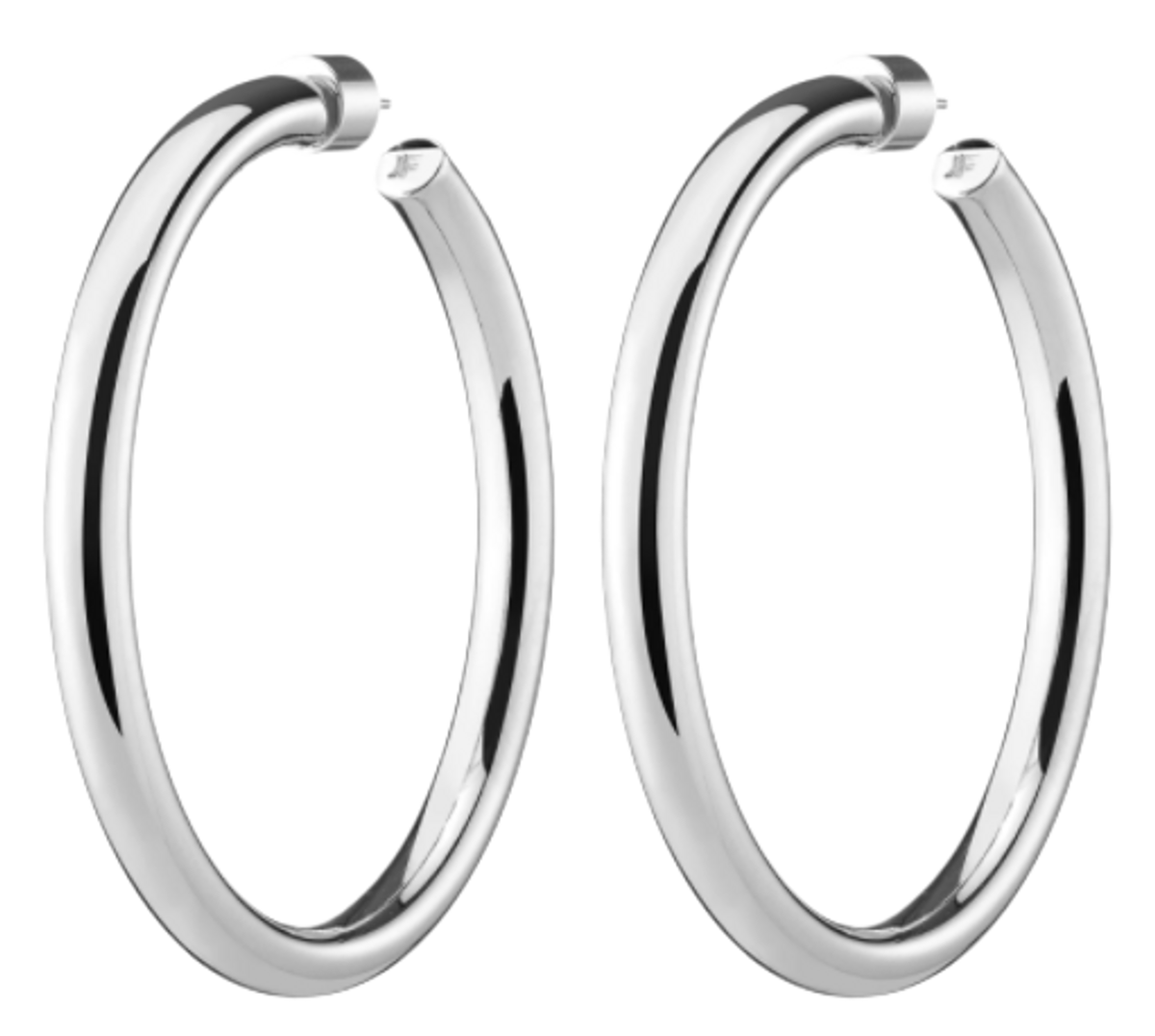 Jennifer Fisher Natasha Silver Hoops Earrings