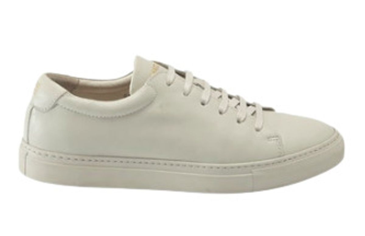 Wrap London Leather Lace Up Trainers