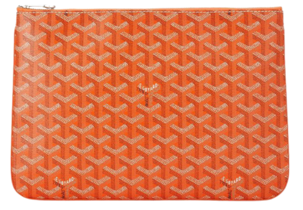 Goyard Senat Pouch Goyardine Mm Orange Bag