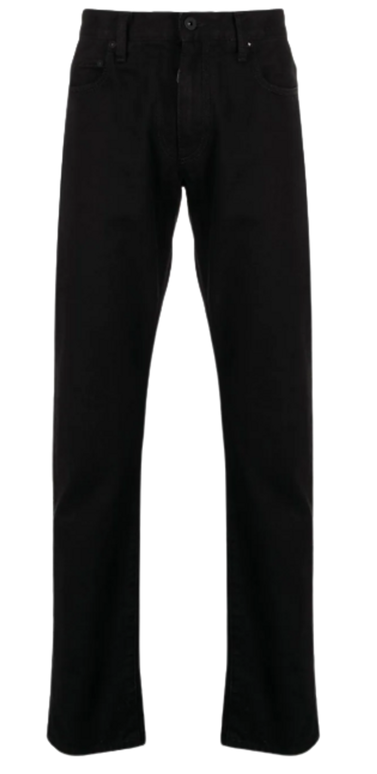 Off-White Logo Print Straight Jeans
