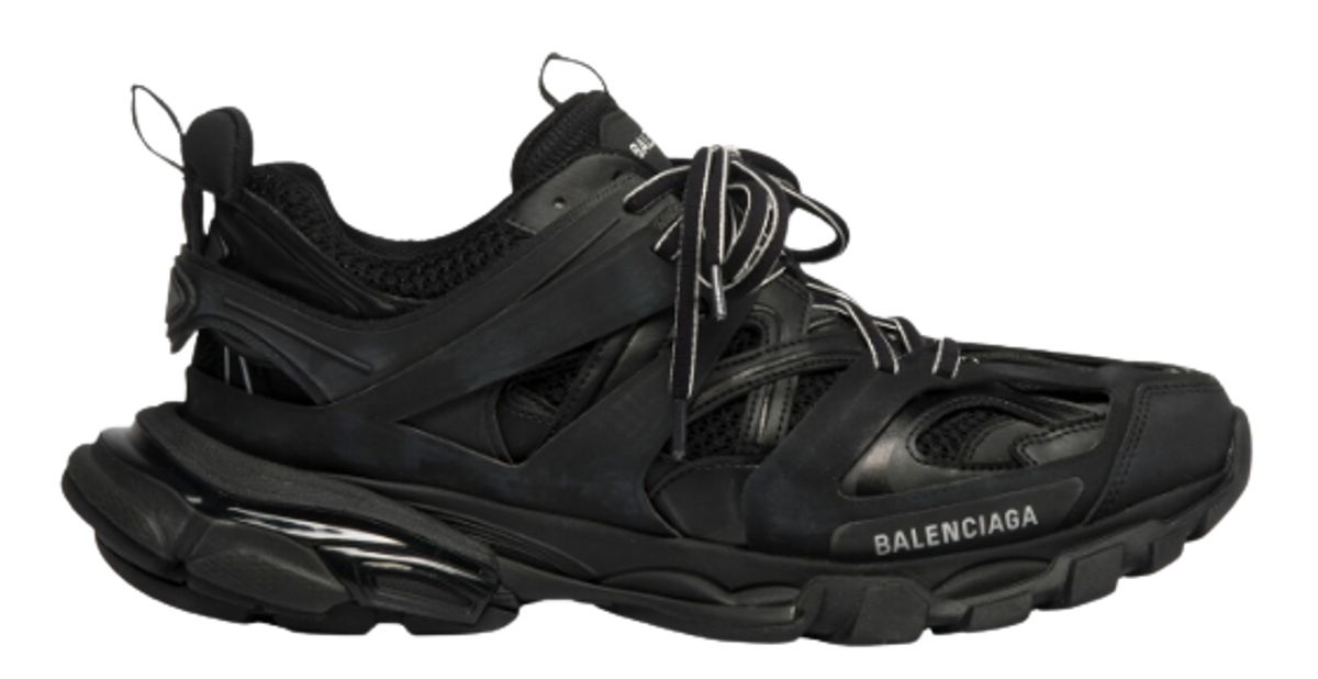 Balenciaga Track Black Mesh and Nylon Sneakers