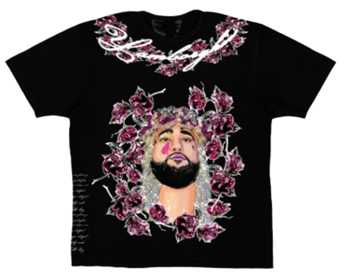 Vlone × Elliot Eliantte Limited Edition Yamborghini Eliantte Black T-shirt