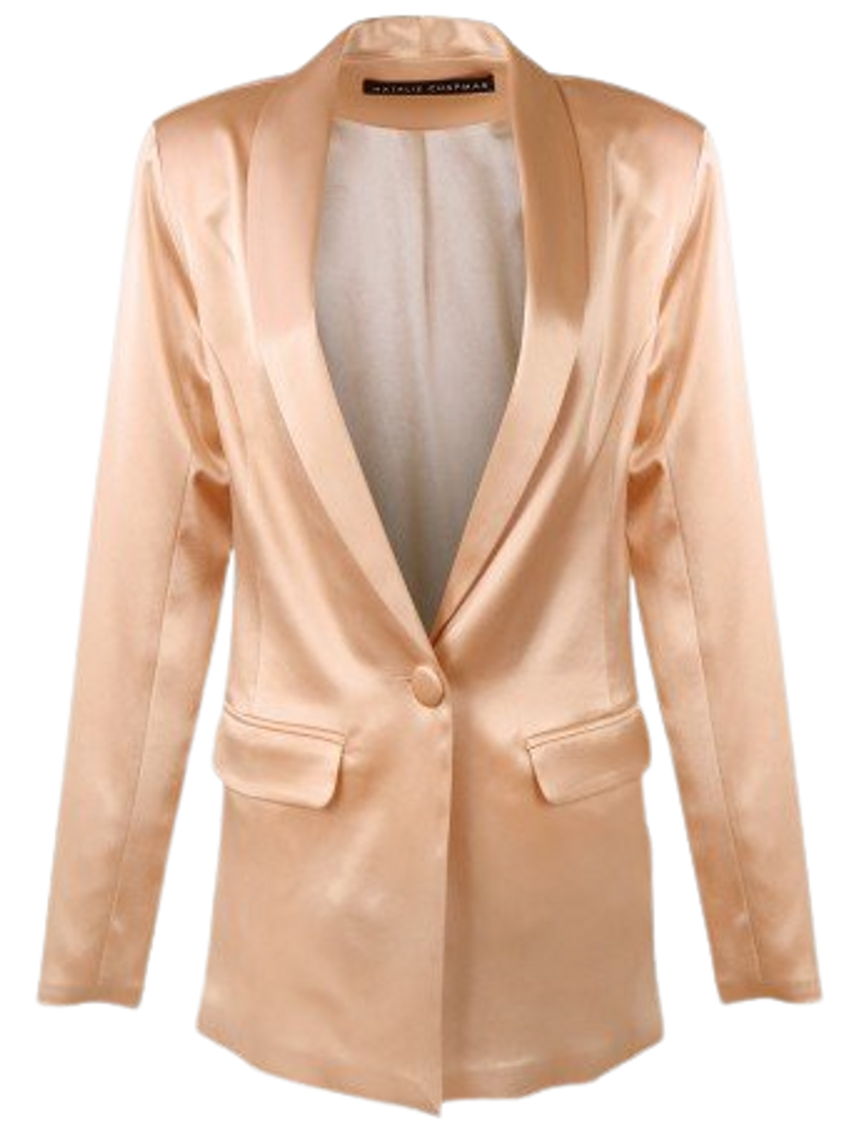 Natalie Chapman Satin Tuxedo Jacket
