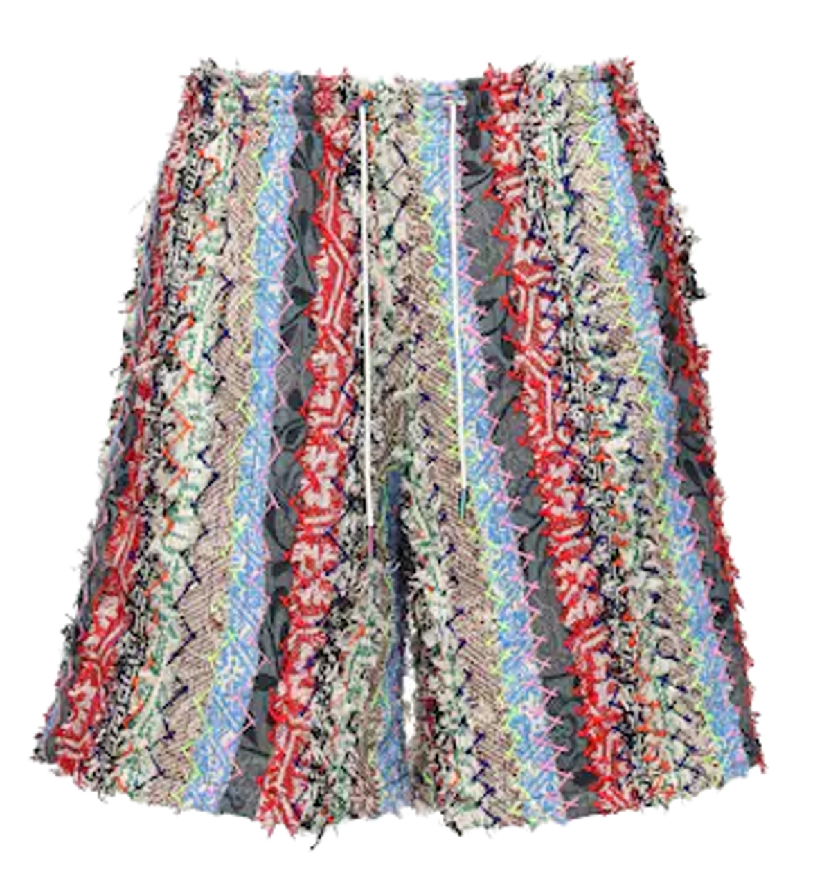 Bossi Patchwork Cotton Multicolor Shorts