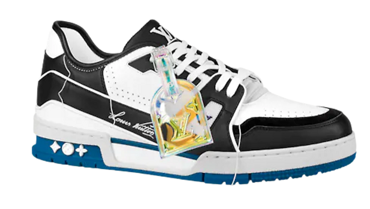 Louis Vuitton Black Trainer Sneakers
