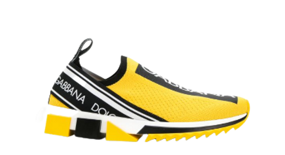 Dolce & Gabbana Sorrento Yellow Sneakers