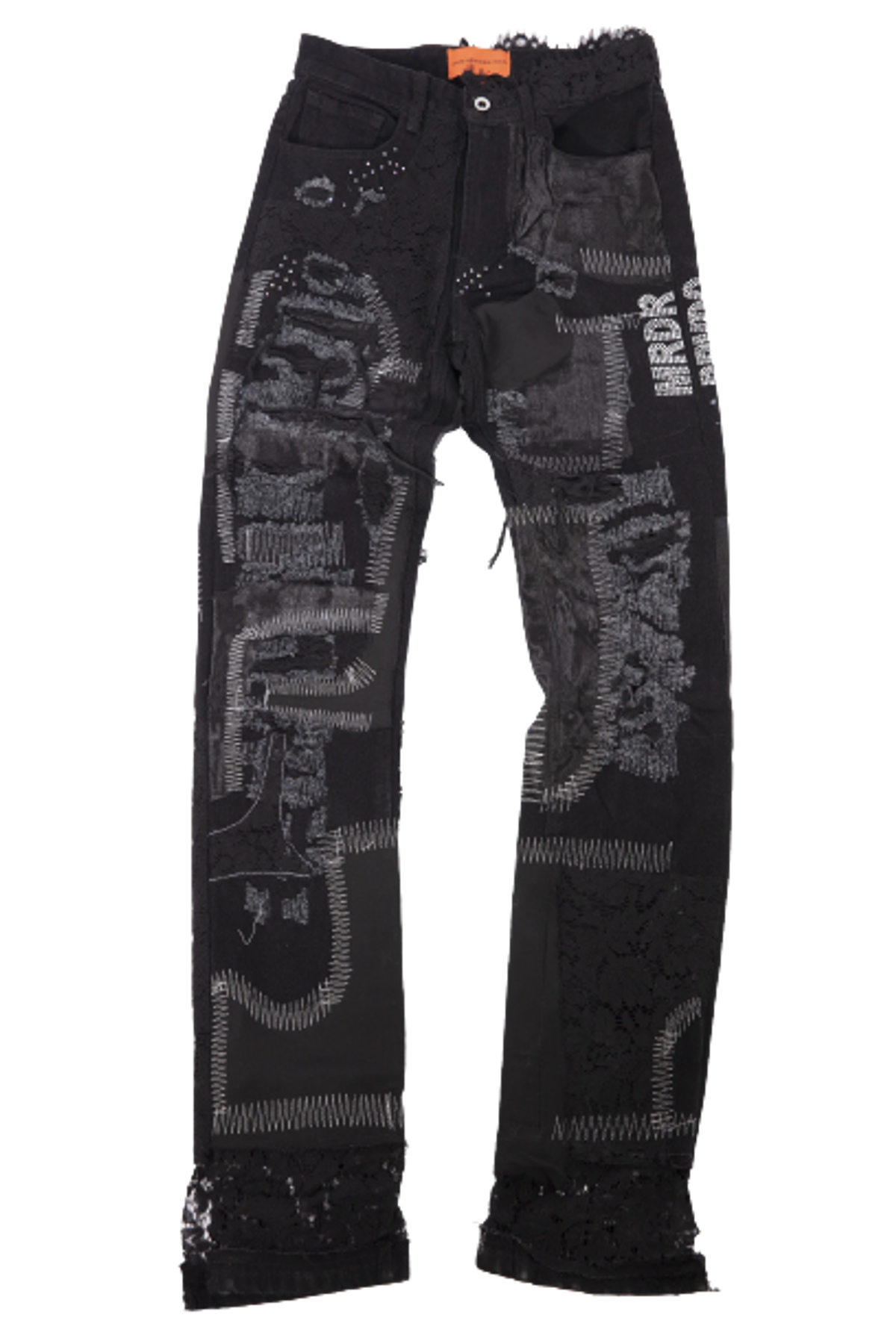 Who Decides War Coal Altar Lace Denim Jeans