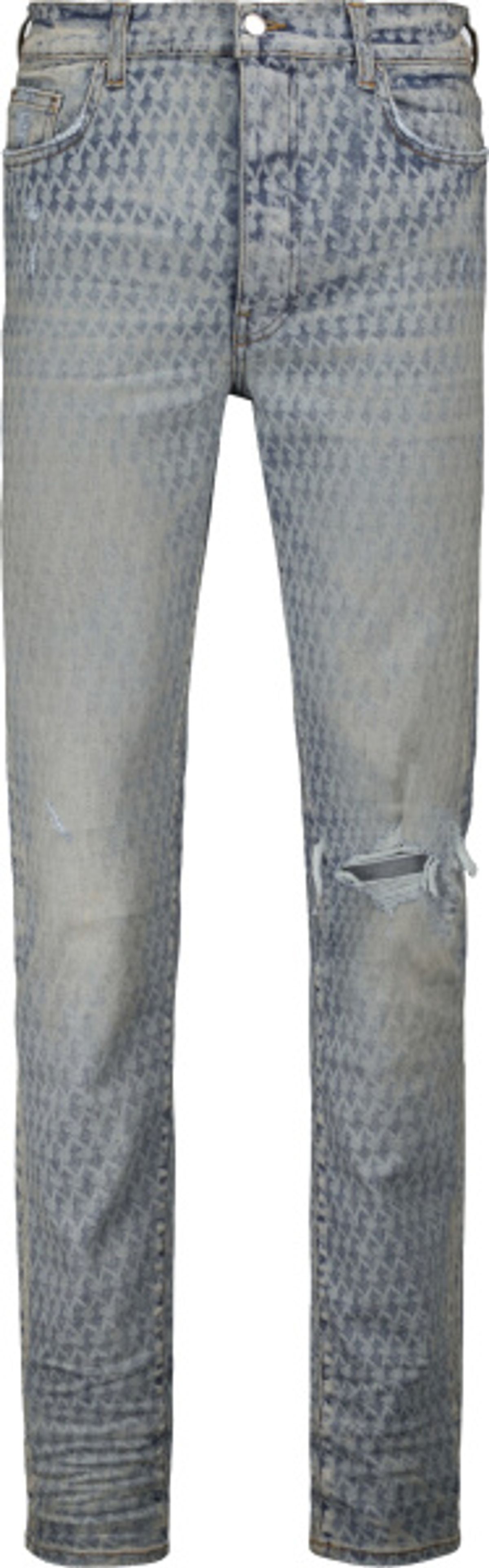 Amiri × Playboy Blue Clay Indigo Edition Laser Jeans