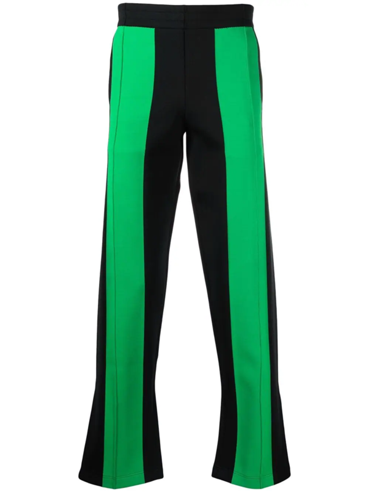 Bottega Veneta Panelled Straight Leg Black Trousers