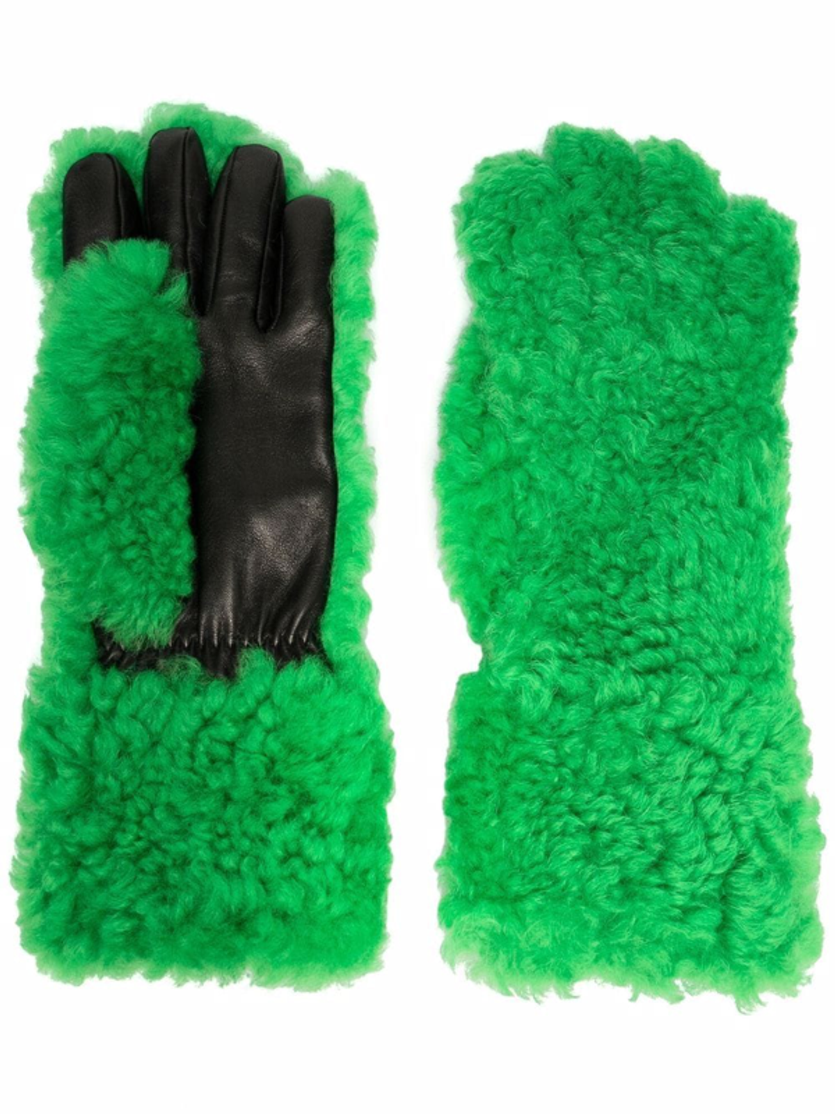 Bottega Veneta Textured Panelled Gloves