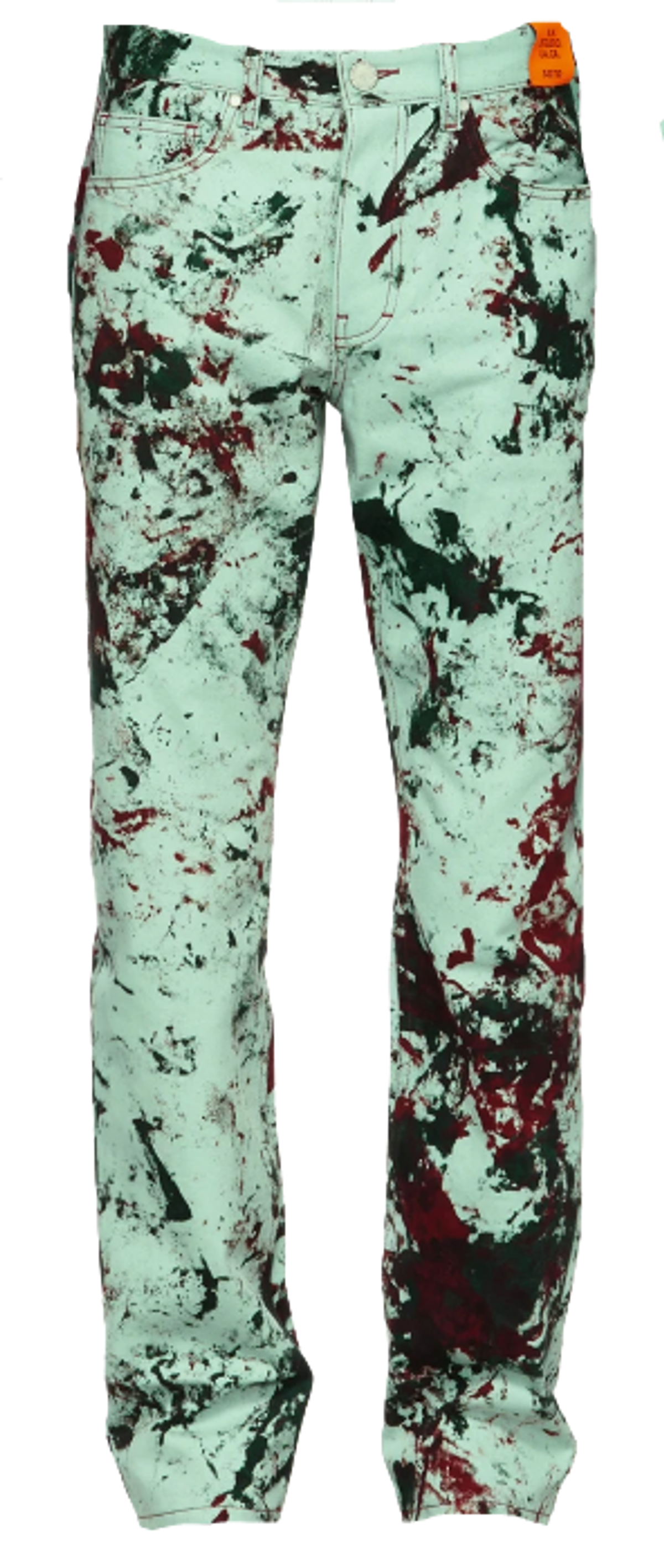 S.R. Studio. La. Ca. Exclusive Green Hand Dyed Mpm Soto Jeans