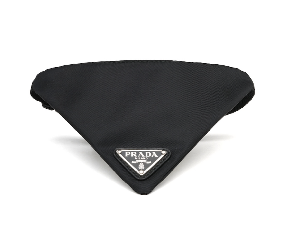 Prada Nylon Black Pet Collar WHAT’S ON THE STAR?