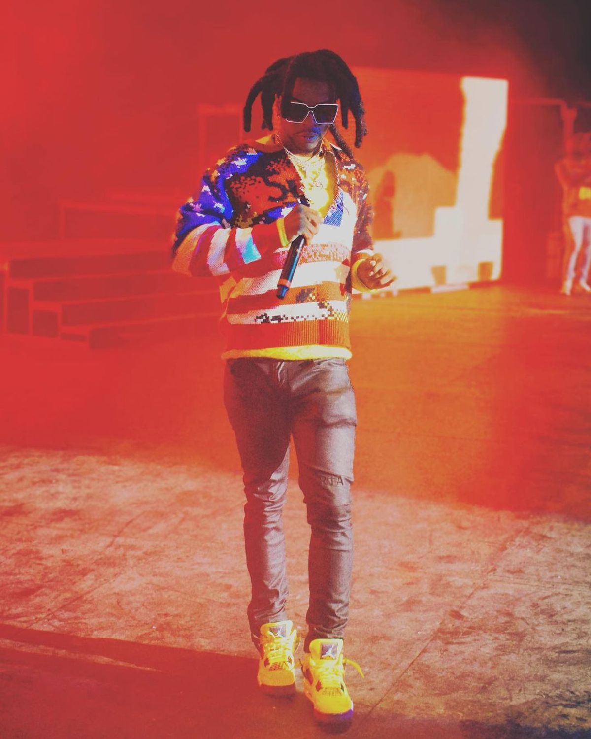 Yak Rapper Yak Gotti Outfit from July 18, 2021 | WHAT’S ON THE STAR?