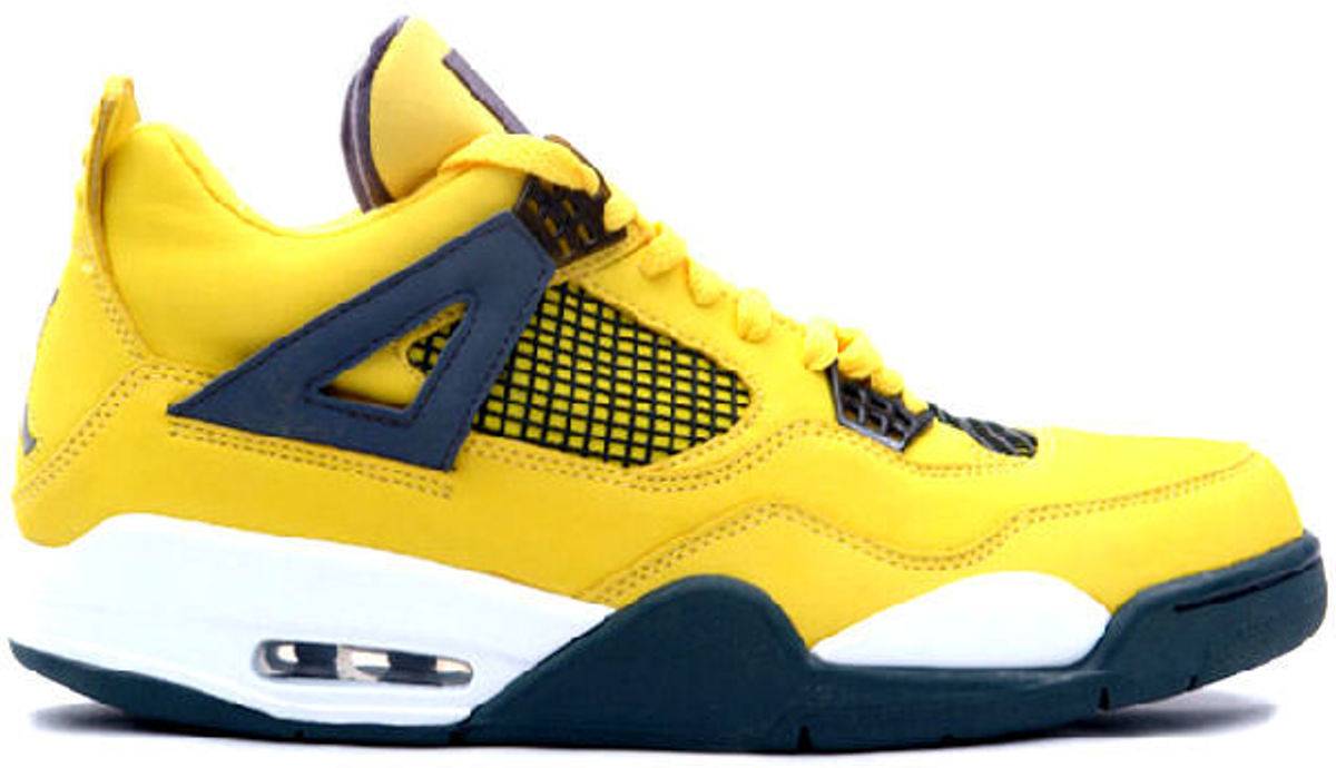 Jordan Air Jordan 4 Retro Lightning Yellow Sneakers