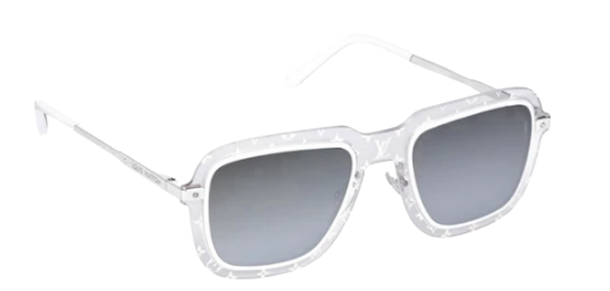 Louis Vuitton Glass Clear White Sunglasses
