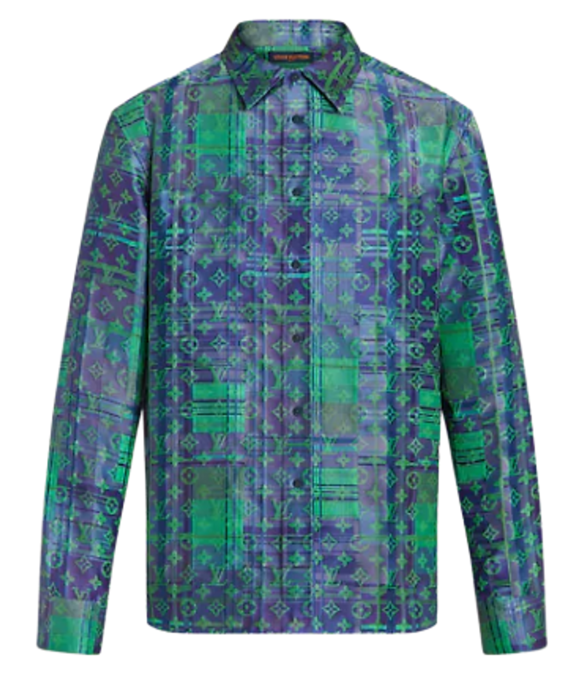 Louis Vuitton Monogram Neon Check Oversized Business Shirt