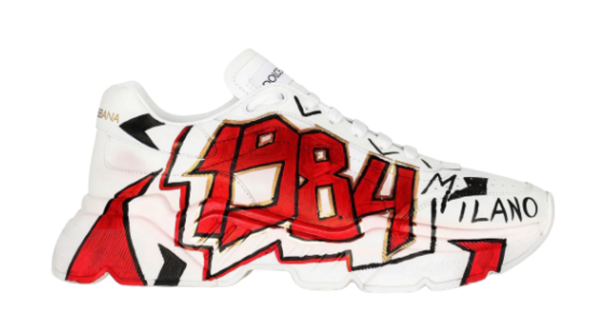 Dolce & Gabbana White Leather Sneakers