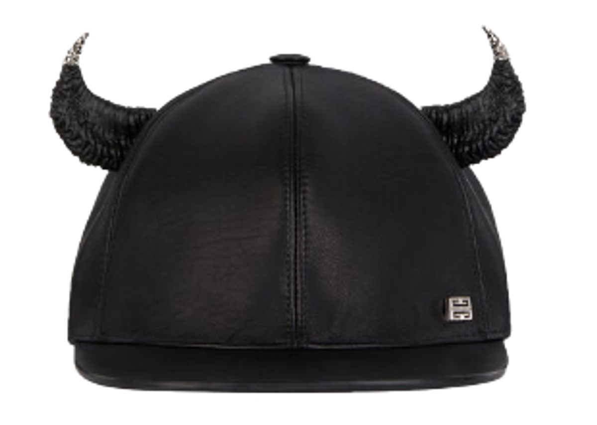 Givenchy Leather Horn Cap