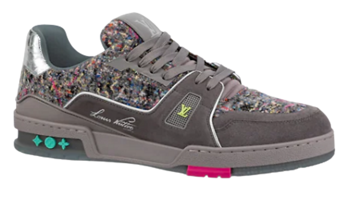 Louis Vuitton Black Trainer Sneakers