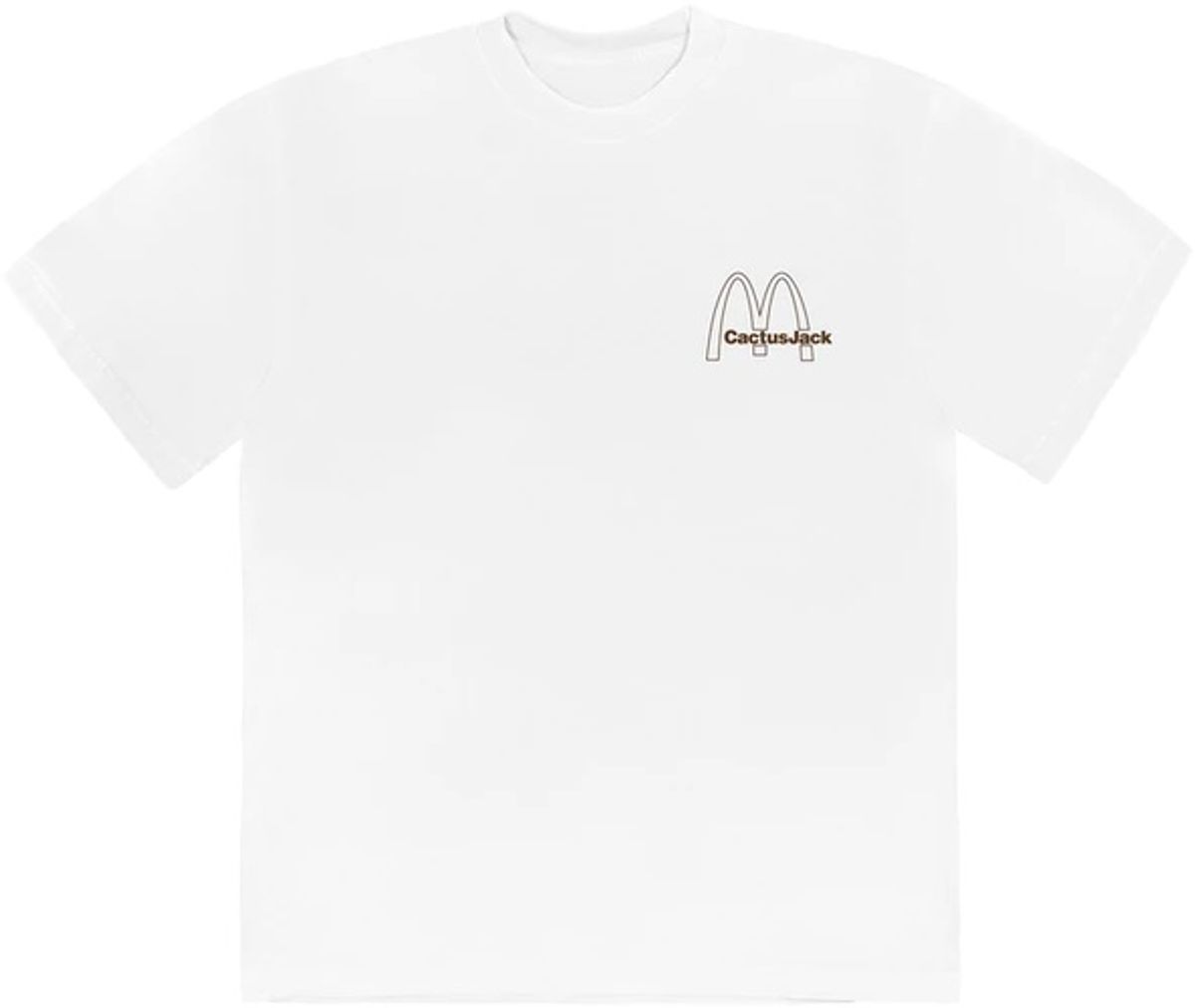 Travis Scott Merch × McDonald's Merch Vintage Action T-Shirt White