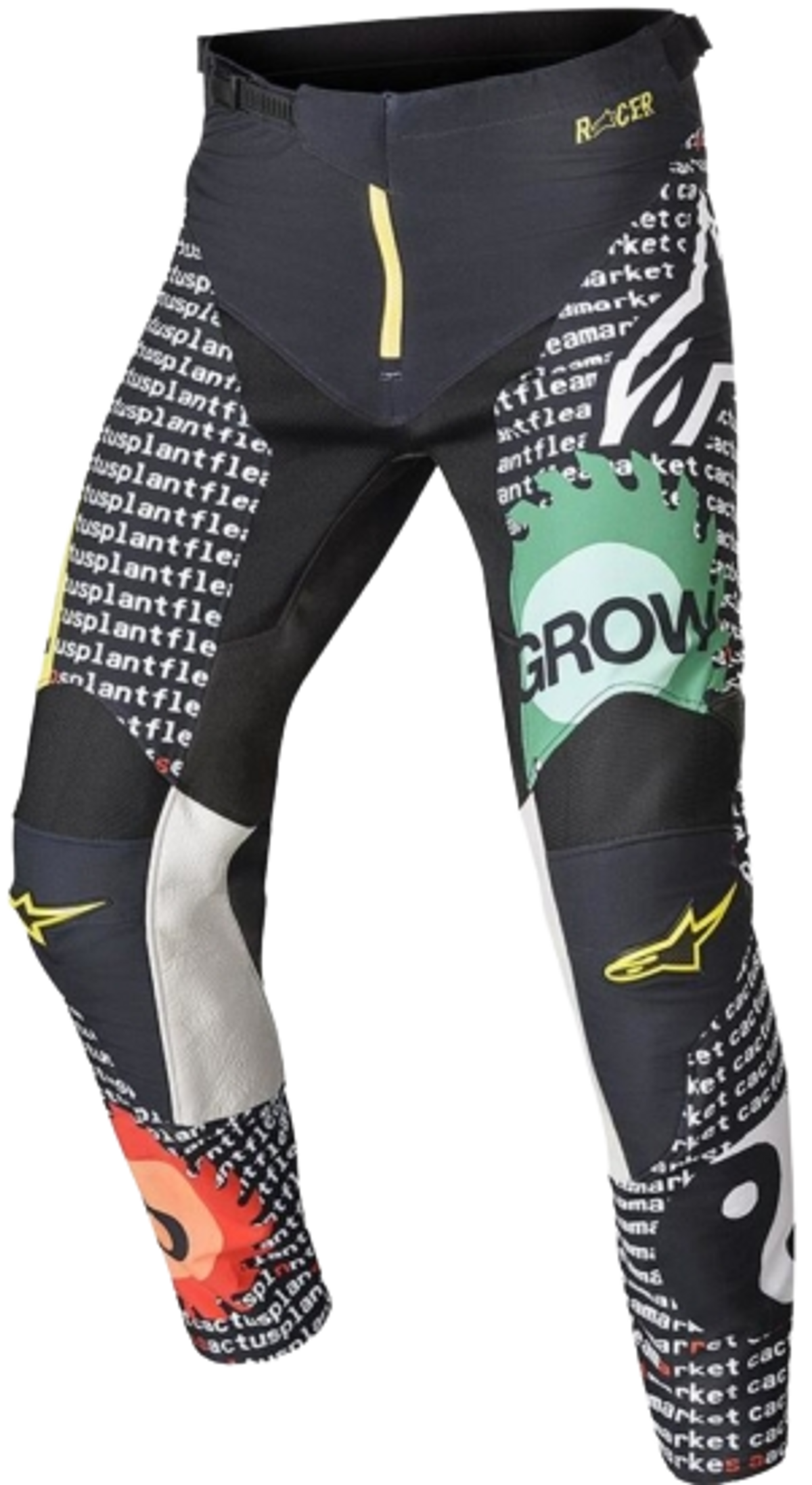 Cactus Plant Flea Market × Alpinestars Racing Black Pants