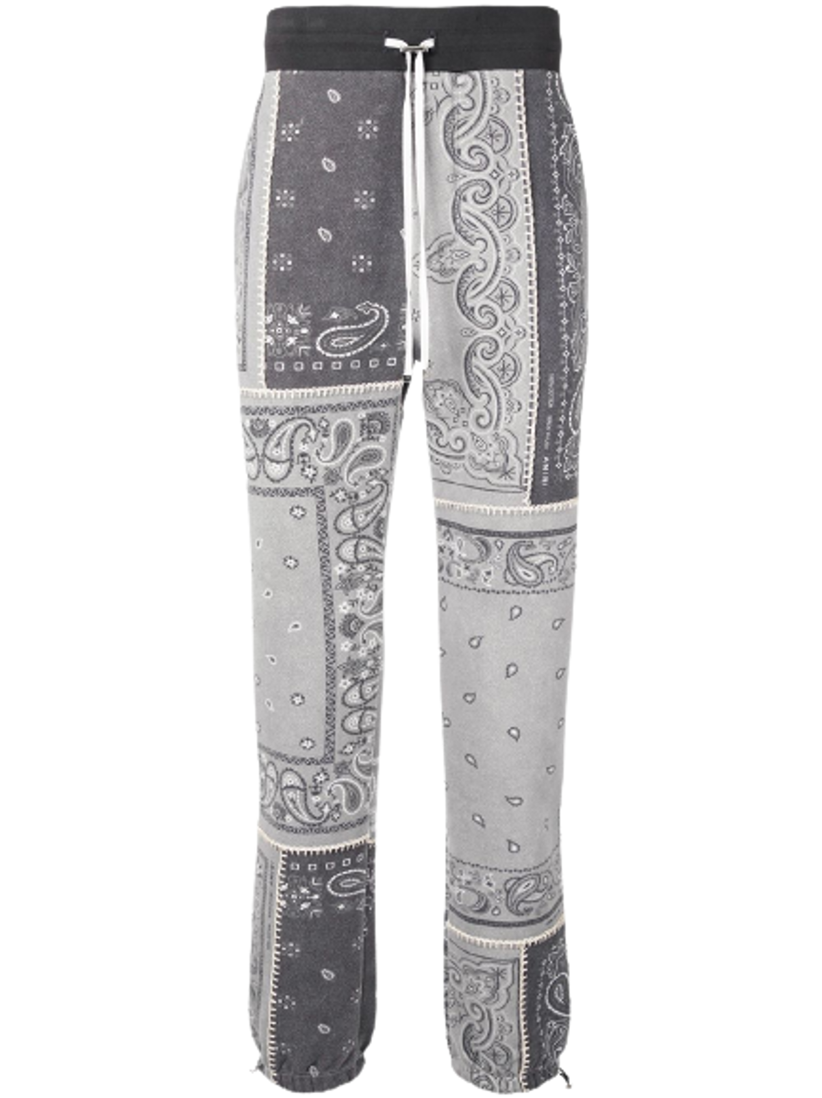 Amiri Tapered Bandana Print Cotton Jersey Drawstring Sweatpants