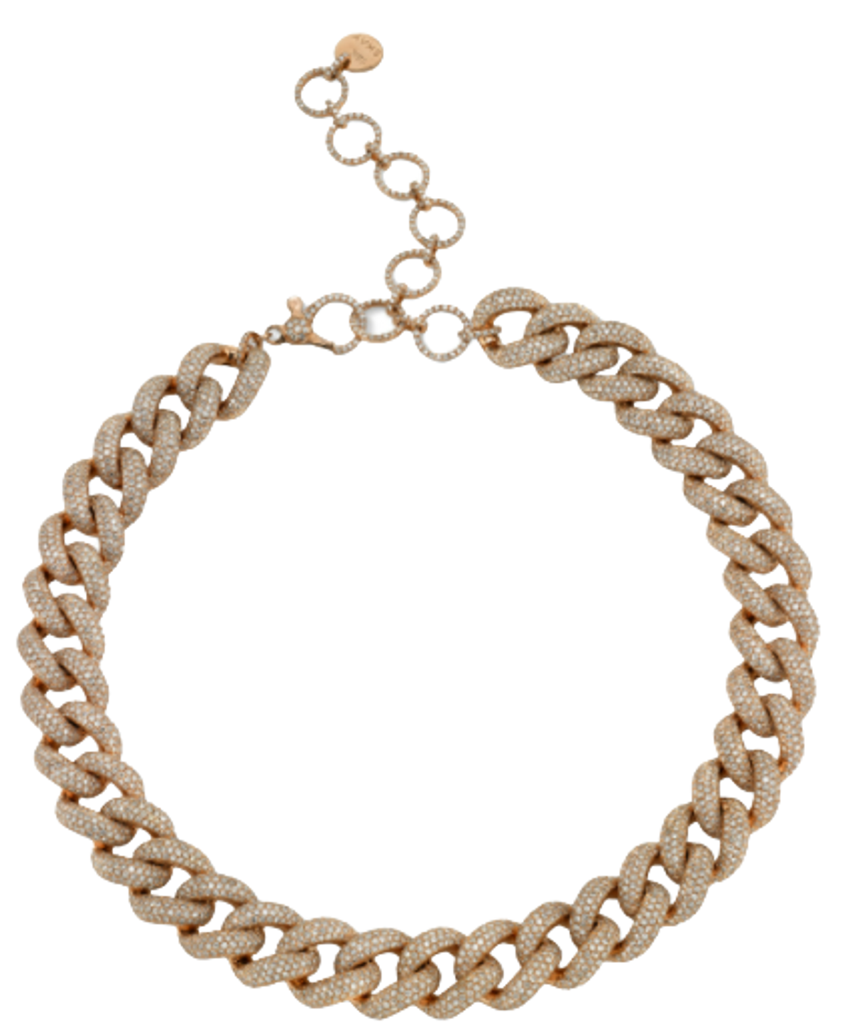 Shay Jewelry Diamond Pave Jumbo Link Necklace