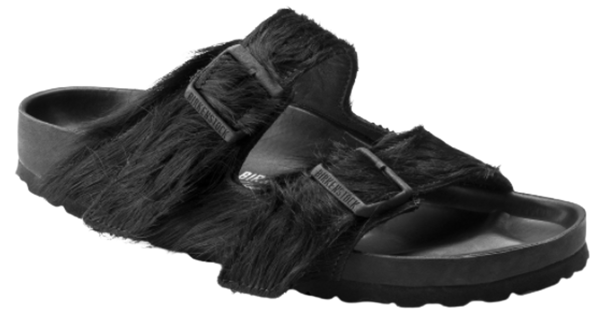 Rick Owens × Birkenstock Arizona Black Sandals