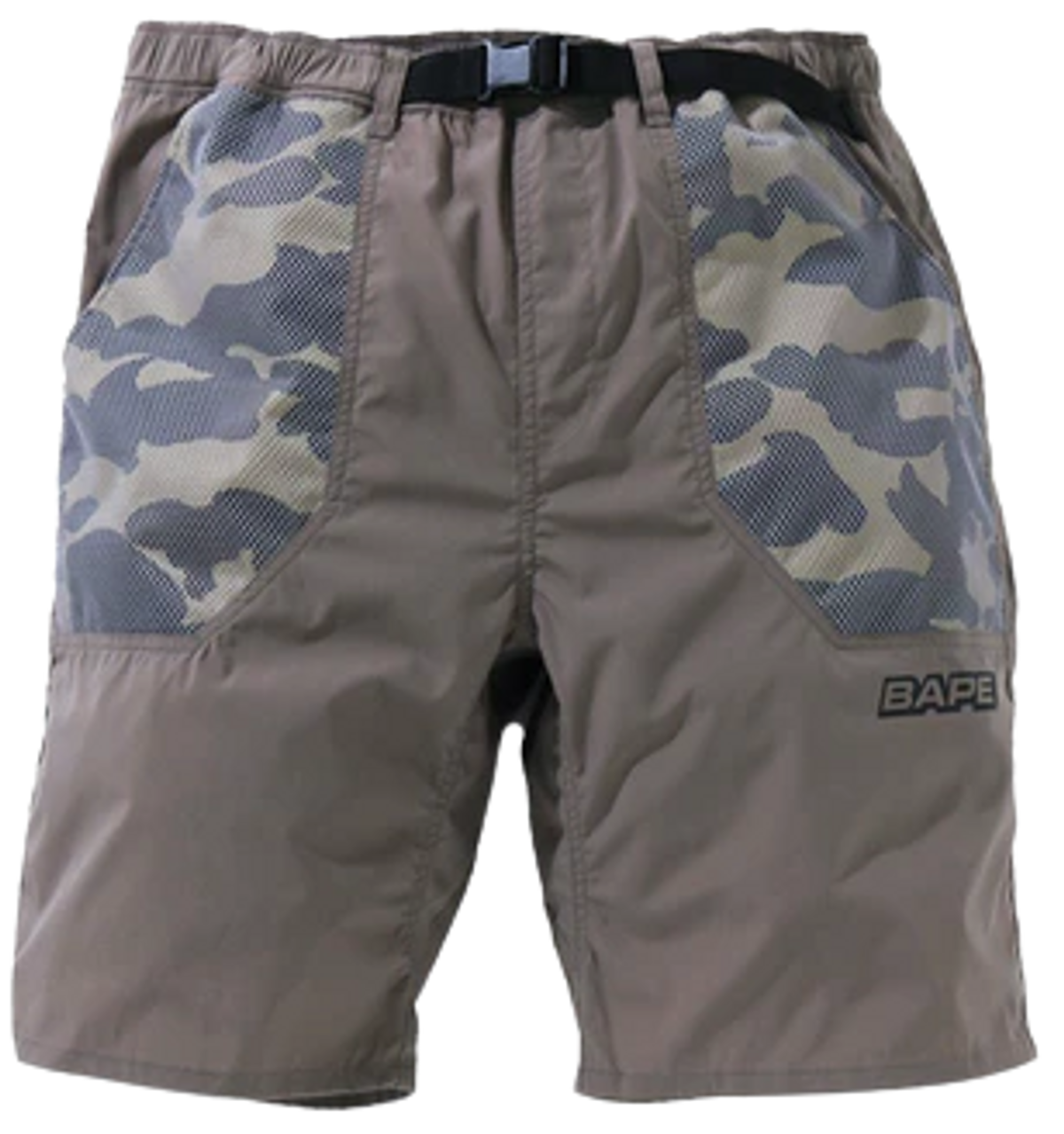 gray bape shorts