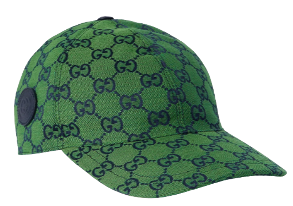 Gucci Logo Jacquard Cotton Blend Canvas Baseball Cap